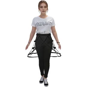 Underskirt, Elastic Waist, (Polyester Blend, Black)