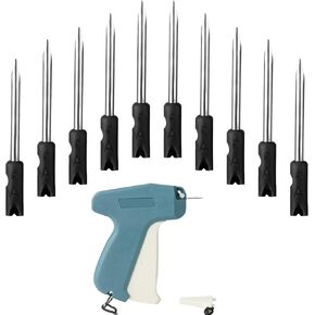 Jeffdad 10pcs Standard Tagging Gun Needles, Replacement Needles Tagging Gun Clothing Retail Tagging Gun Needles Price Tag Gun Needles Micro Gun Needles