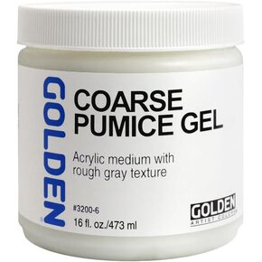 Golden Acryl Med 16 Oz Coarse Pumice Gel