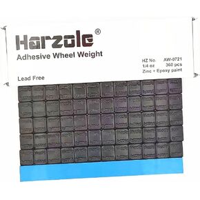 XTMC 360PCS PHK-025B Black 1/4oz Stick On Adhesive Wheel Balance Weights Strip for Universal Car Wheel 30 Strings (90oz) ASIN: B09CPQTDFQ