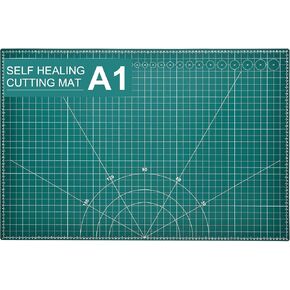 Prime Vinyl Cutting Mat, 23" x 35" Self Healing Cutting Mat, 5-Ply Craft Mat Green, Rotary Cutting Mat for Crafts, Fabric, Sewing, Quilting, Scrapbooking