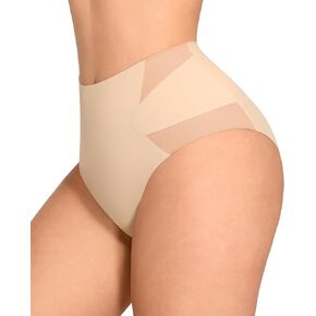 FeelinGirl Tummy Control Underwear Shapewear for Women Mid Waisted Shaping Panties Lower Belly Body Shaper Girdle