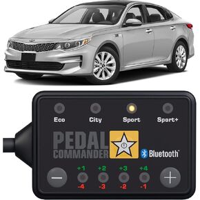 PEDAL COMMANDER for Kia Optima 2016-2019 Throttle Response Controller Fits: 4th Gen, Base, EX, LX, LX Turbo, SX Turbo, S, SXL Turbo, 1.6L 2.0L 2.4L, Kia Optima Accessories