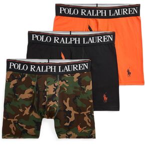 POLO RALPH LAUREN Men's 4d Flex Cooling Microfiber Boxer Brief 3-Pack