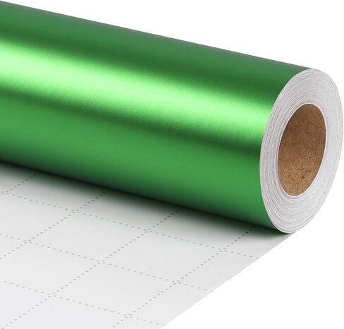 LaRibbons White Wrapping Paper, Solid Color Matte Gift Paper Roll with Cut Lines - Perfect for Wedding, Baby Shower, Birthday, Christmas Holiday, 17 Inch x 33 Feet in Saudi Arabia
