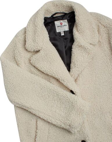 URBAN REPUBLIC Women's Sherpa Coat - Cozy Textured Sherpa Button Up Winter Jacket - Warm Outerwear Coats for Women (S-XL) in Saudi Arabia