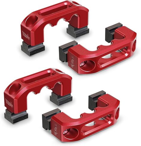 مرابط حاجز السرير من رينو، متوافقة مع مرساة تاكوما تندرا جلاديتور رام 1500 لمقطورة البضائع، تحل محل PT278-35160 PT785/PT278-35050-S1 PT278-35100-S1 PT278-35111/35112 (أحمر، 4 قطع) in Kuwait