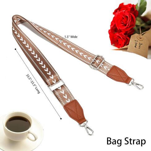 LEMEDE Purse Strap Replacement Crossbody 1.5" Wide Shoulder Strap Adjustable Straps Handbag Strap Replacement Belts in Saudi Arabia