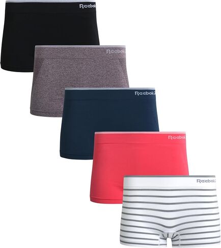 ملابس داخلية قصيرة للأولاد من ريبوك - 5 قطع من السراويل الداخلية ذات الأداء المطاطي - ملابس داخلية بدون خياطة للنساء (S-XXL) in Kuwait