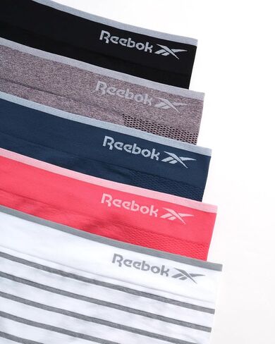 ملابس داخلية قصيرة للأولاد من ريبوك - 5 قطع من السراويل الداخلية ذات الأداء المطاطي - ملابس داخلية بدون خياطة للنساء (S-XXL) in Kuwait