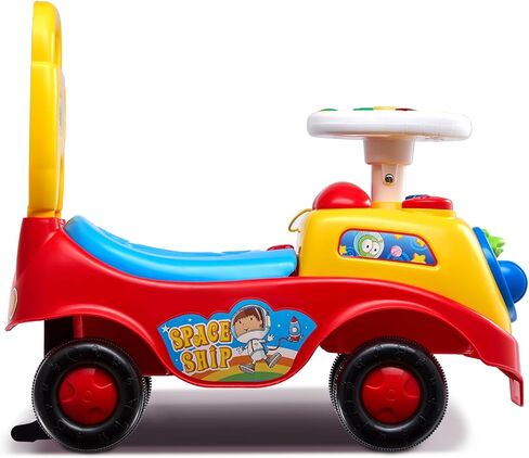 VEVOR Ride On Push Car for Toddlers, Ages 19+ Months, Ride Racer, Sit to Stand Toddler Ride On Toy, Kids Ride On Car with Music Steering, Horn & Under Seat Storage, Ride On Toy for Boys Girls in Saudi Arabia