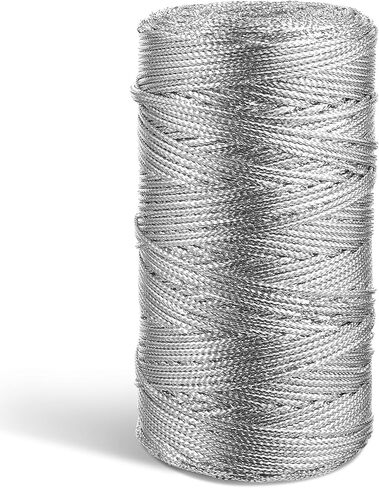 656 Feet/218 Yards Metallic Cord Gold Twine, 1 Spool 1.5 mm Gold Thread String for Bracelet Jewelry Making Thread Gold Craft Making String Cord in Saudi Arabia