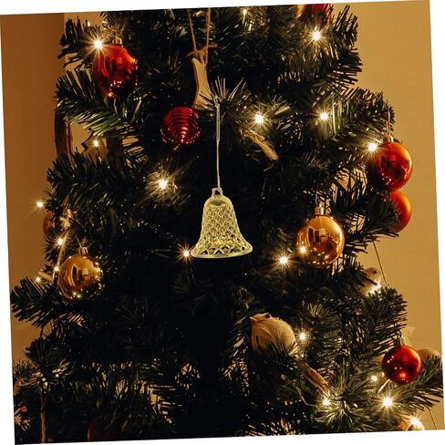 Christmas Tree Bells 12pcs Wind Chime Pendant Ornaments Ingots Vintage Christmas The Bell Ornament Vintage Bell Christmas Supplies Christmas Tree Props Wall Clock Gold Decor in Saudi Arabia
