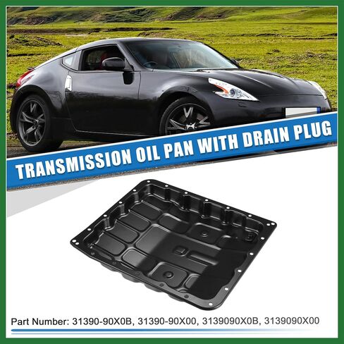 وعاء زيت ناقل الحركة Motoforti مع قابس تصريف لسيارة Nissan Armada Titan 2004-2015 لسيارة Nissan 350Z 2003-2008 Pan Assy-Oil، استبدال 31390-90X00، 31390-90X0B طويل الأمد in Saudi Arabia