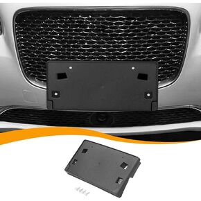 Hoolcar Front License Plate Frame Car License Plate Mounting Bracket Holder Compatible with Chrysler 300/ 300C 2015-2024, Black
