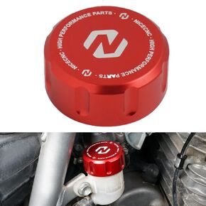 NICECNC Red Rear Billet Brake Reservoir Cover Compatible with Honda XR650L 1993-2022 XR250L 1991-1996 XR650R 2000-2007 XR600R 1991-2000 XR400R 1996-2004 XR250R 1992-2004,See Fitment
