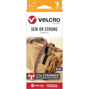 VELCRO Brand Sew On Strong Fabric Tape, 30 Inch Roll, White in Kuwait
