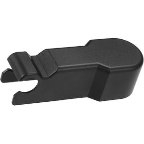 Motoforti Front Windshield Wiper Arm Nut Cover Cap, for Jeep Wrangler JK 2007-2018, Plastic, NO.68002391AA, Black