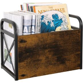 YINMIT Magazine Holder,Magazine Rack Floor,Magazine Storage Basket,File Holder Organizer,Folder Organizer Bin for Magazines,Books,Newspapers,Tablets