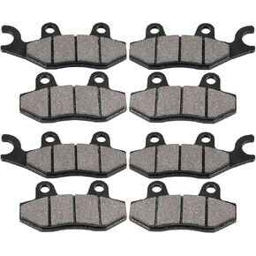 Front Rear Brake Pads for Yamaha Rhino 700 Raptor 700 YXR700 2008 2009 2010 2011 2012 2013