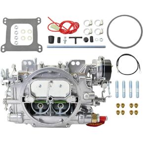 1409 Carburetor Performer Marine carburetor Compatible with Edelborck 1409 Carb 600 CFM Square Bore 4-Barrel Air Valve Secondary Electric Choke