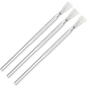3 PCS Clay Needle Tools Sculpting Ceramics Pottery Carving Tools for Model Clay Supplies, Ceramic & Pottery Tools Sculpture Feather Pin 5.5 Long Feather Wire Texture Tool, LXLVOUEG