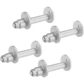 Motoforti Lower Control Cam Plate Toe Adjust Camber, Camber Caster Adjusting Bolt Kit,for Toyota 4Runner 1996-2004, Metal,No.48409-35050/48452-35020,Silver Tone,4Sets