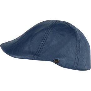 Men's Faux Leather Duckbill Ivy Cap