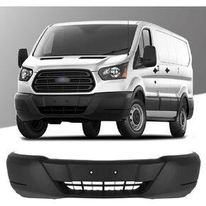 SCITOO Plastic Front Bumper Cover Replacement for 2015 2016 2017 2018 2019 for Ford Transit-150 for Transit-250 for Transit-350 for Transit-350 HD Preceding Bumper CK4Z17757AA