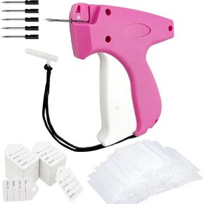 2006 Pieces Tagging Gun for Clothing, Tagging Gun Kit with 1500 1" Barbs Fasteners, 500 Clothing Label Tags and 5 Needles, Price Tag Gun, Standard Retail Price Tag Attacher Gun Kit