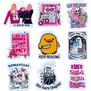YJ PREMIUMS 9PC Funny Magnetic Bookmarks | Fun Cute Magnet Book Marks Reading Lost Hot Girls Read Books You were Right Here for Women Work Adults Travel School Teacher Office Supplies Gifts