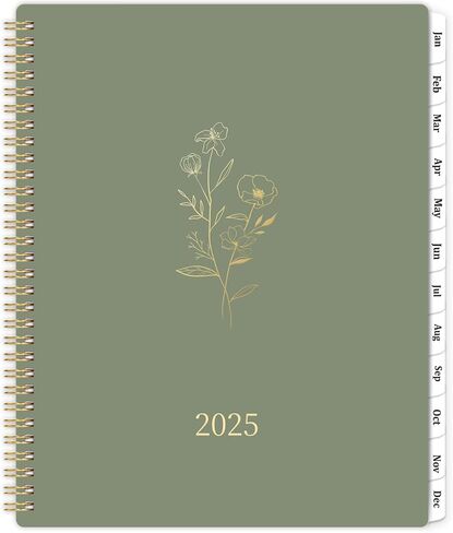 مخطط 2025 - مخطط 2025، مخطط 2025 أسبوعيًا وشهريًا مع علامات التبويب، 9 × 11 بوصة، يناير 2025 - ديسمبر 2025، غلاف مقوى، 12 علامة تبويب شهرية، ورق ممتاز، ربط بسلك مزدوج، جيب داخلي in Saudi Arabia