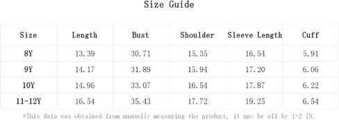 GORGLITTER Girl's Crewneck Long Sleeve Pullover Jumper Drop Shoulder Sweater in Saudi Arabia