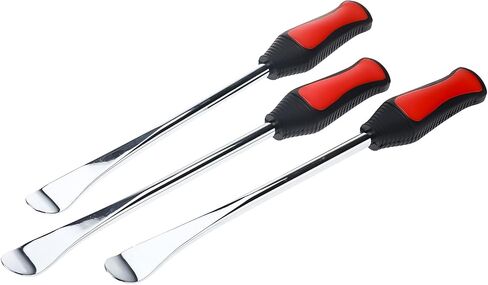 مجموعة أدوات حديدية لملاعق الإطارات مقاس 11.5 بوصة، طقم تغيير إطارات الدراجة النارية لجزازة العشب، 3 قطع ملاعق فولاذية، 3 قطع واقيات حافة، 1 قطعة أداة صمام، 6 قطع قلوب صمام، 10 قطع أغطية صمامات in Kuwait