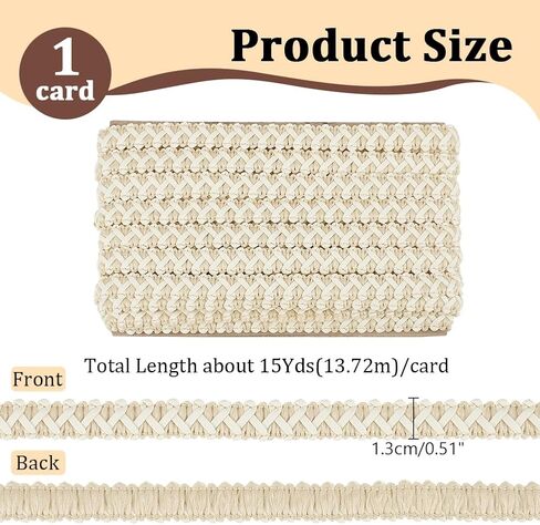 NBEADS 15Yards Faux Leather Braid Trims, White Herringbone Woven Braid Trim Flat Braid Strap Trim Lace Ribbon for Home Decor DIY Sewing Craft, 1/2 inch Wide in Saudi Arabia