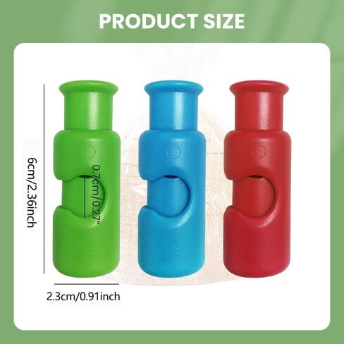Bag Clips, Snack Bread Closure Clip,2024 New Squeeze and Lock Bread Bag Clips,Plastic Bag Clip, Food Clips for Bags, Bread Clips,Easy to Use Bread Bag Clips,Storage Clips(Green,6pcs) in Saudi Arabia