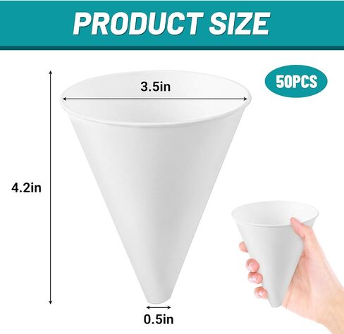 50 Pcs Disposable Engine Oil Funnel, Motor Oil Funnel Paper Funnel, Motorcycle Oil Funnels, Car Oil Funnel for Oil Change, Funnels Dispenser for Water, Engine Oil, Gas, Coolant in Saudi Arabia