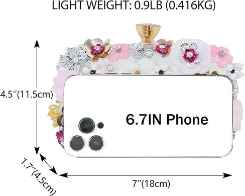 Milisente Women's Clutch Purse Flower Evening Handbag Chain Strap Shoulder Bag With Handle in Saudi Arabia