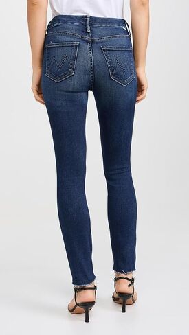 بنطلون جينز The Looker Ankle Fray للسيدات من MOTHER in Kuwait