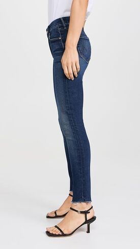 بنطلون جينز The Looker Ankle Fray للسيدات من MOTHER in Kuwait