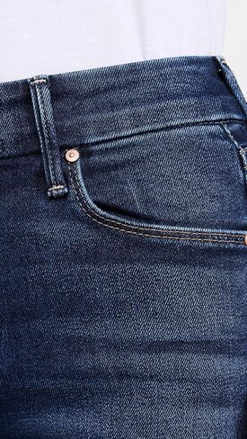 بنطلون جينز The Looker Ankle Fray للسيدات من MOTHER in Kuwait