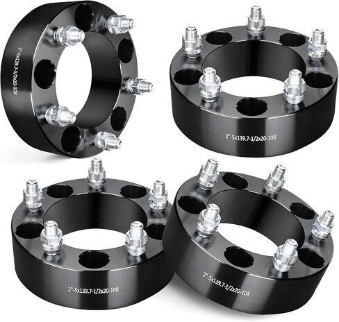 EVIL ENERGY 5x5.5 Wheel Spacers 2 inch Compatible for Ram 1500 1994-2001,5x139.7 mm Hubcentric no Lip 5 lugs 108 mm Hub Bore 1/2x20 Studs Black in Saudi Arabia