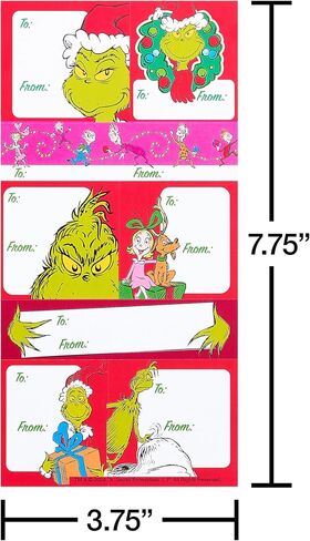 ملصقات هدايا عيد الميلاد من American Greetings، The Grinch (عدد 96) in Saudi Arabia