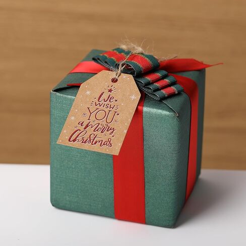 Mr. Pen- Christmas Gift Tags, 100 pcs, with Hemp Rope, 10 Designs, Kraft Paper Tags, Gift Tags with String, Brown Tags, Christmas Tags for Gifts, Blank Gift Tags, Gift Bag Tags for Gift Bags, Gift Tag in Kuwait