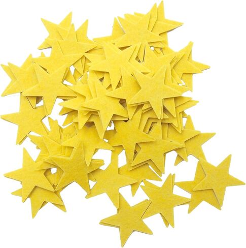 Playfully Ever After 1.5 Inch Felt Star Stickers (Light Green) in Saudi Arabia