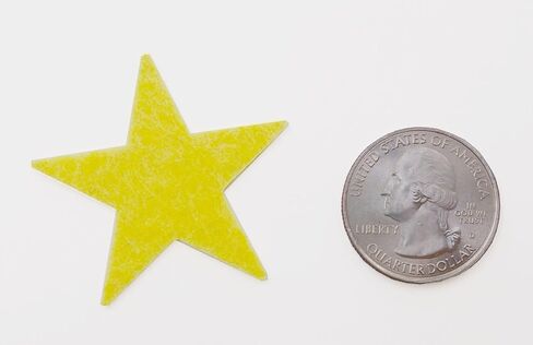 Playfully Ever After 1.5 Inch Felt Star Stickers (Light Green) in Saudi Arabia