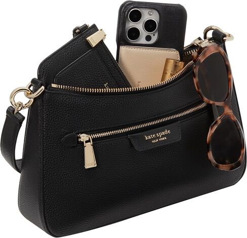 kate spade new york Women's Hudson Pebbled Leather Convertible Crossbody in Saudi Arabia