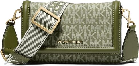 Michael Kors Jet Set Small Phone Crossbody with Logo Web Strap in Saudi Arabia