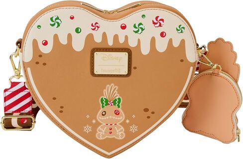 Loungefly Disney Lilo & Stitch Angel and Stitch Gingerbread Heart Crossbody Bag in Saudi Arabia