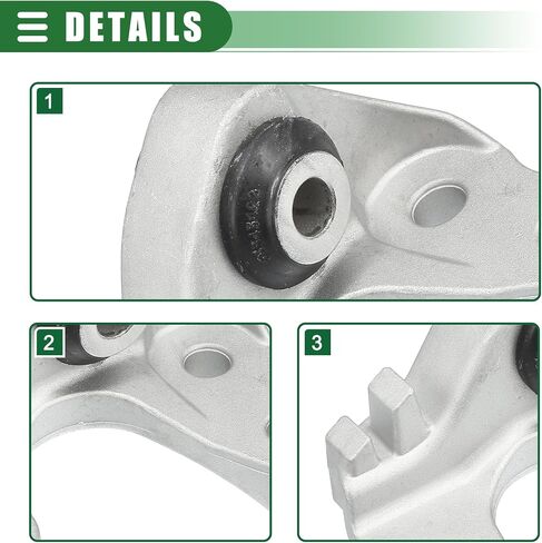 Motoforti Engine Motor Mount, Engine Mount Bracket, for Chrysler 200 2.4L, 3.6L 2015-2017, No.68172353AD, Silver Tone in Saudi Arabia